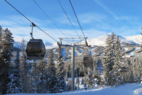 Ride the Breckenridge Gondola: Enjoy breathtaking views of the Rockies as you travel between downtown Breckenridge and the ski resort, year-round. What to Do in Breckenridge, Colorado Breckenridge Gondola