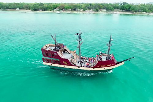 Set sail on the Buccaneer Pirate Cruise for an adventurous family experience in Destin, Florida, featuring swashbuckling fun and dolphin sightings. Buccaneer Pirate Cruise