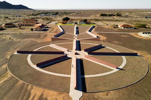 Visit the Center of the World in Felicity, California, featuring a unique pyramid monument, intriguing plaques, and panoramic desert views. Center of the World is a quirky desert monument marking the “official” center of the world in Felicity