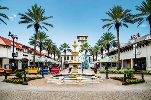 Shop, dine, and enjoy entertainment at Destin Commons, a vibrant outdoor shopping center in Florida, offering a mix of stores and family-friendly activities. Destin Commons