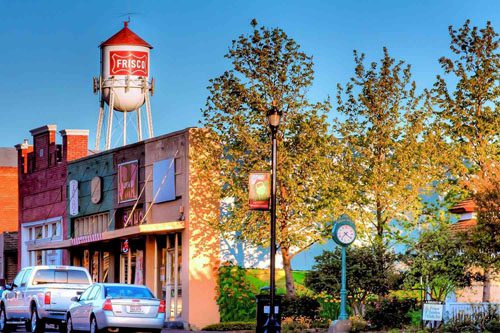 Frisco, Texas: A vibrant city known for its shopping, sports teams, and the expansive Frisco Square, perfect for family fun and entertainment. Frisco, just north of Dallas