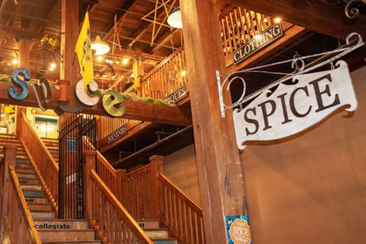 Shop at Spice Village: A trendy Waco marketplace featuring unique boutiques, local crafts, and specialty items in a charming, vibrant atmosphere. Attractions in Waco, Texas Go Shopping at Spice Village Waco Texas