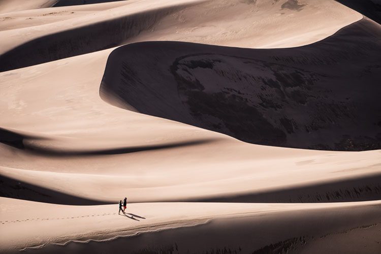 Discover the Great Sand Dunes National Park and Preserve in Colorado, home to the tallest sand dunes in North America, surrounded by stunning mountains. Best attractions to see in Colorado Great Sand Dunes National Park and Preserve