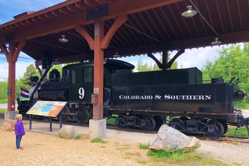 Visit High Line Railroad Park: A unique Breckenridge park featuring historic train exhibits, a playground, and family-friendly fun with a touch of history. What to Do in Breckenridge, Colorado High Line Railroad Park