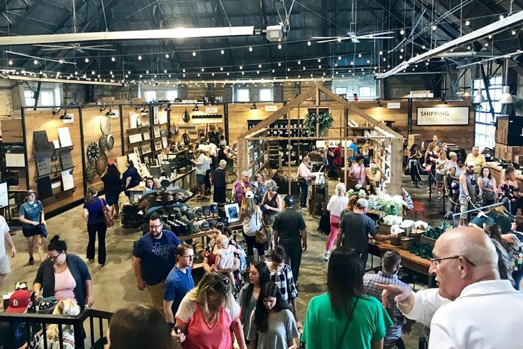 Visit Magnolia Market at the Silos: A popular Waco destination featuring unique shopping, delicious food trucks, and beautiful gardens inspired by Fixer Upper. Things to do in Waco Texas Magnolia Market at the Silos Waco Texas