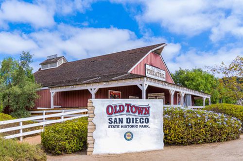 Visit Old Town San Diego State Historic Park, where preserved buildings, shops, and exhibits bring California's early history to life. Old Town San Diego State Historic Park-min