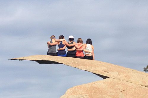 Experience Potato Chip Rock in Ramona, California, a popular hiking destination known for its unique rock formation and stunning panoramic views. Potato Chip Rock is a thin, gravity-defying rock formation perched atop Mount Woodson