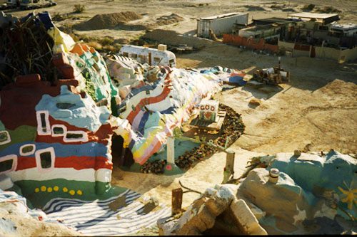 Visit Salvation Mountain, a vibrant man-made mountain in California's desert, adorned with colorful biblical murals and a unique artistic vision. Salvation Mountain is a vibrant, colorful tribute to love and faith