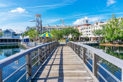 Experience the charm of the Village of Baytowne Wharf in Destin, Florida, with waterfront dining, boutique shopping, and lively entertainment Village of Baytowne Wharf