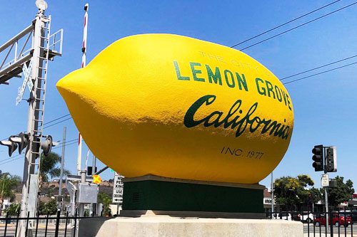 Visit the World's Largest Lemon in Lemon Grove, California, an iconic roadside attraction celebrating citrus culture with fun photo opportunities. World’s Largest Lemon is a quirky roadside attraction in Lemon Grove