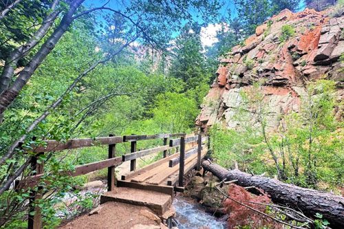 Hiking in Cheyenne Canyon